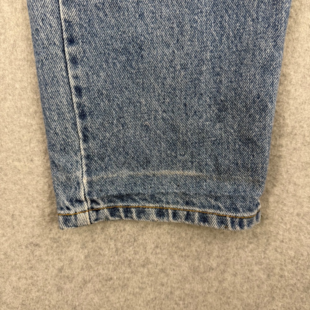 Vintage Levis 550 Jeans Mens 32x27 Medium Wash Relaxed Fit Orange Tab 90s Denim - Picture 6 of 16